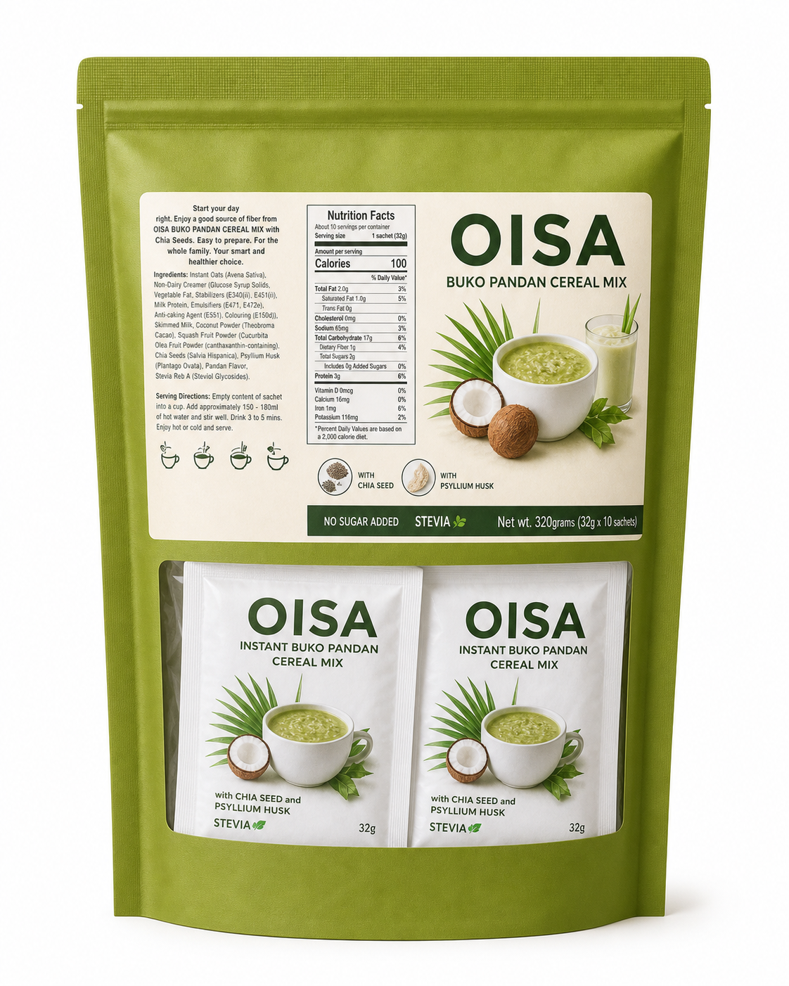 OISA Buko Pandan Cereal Mix