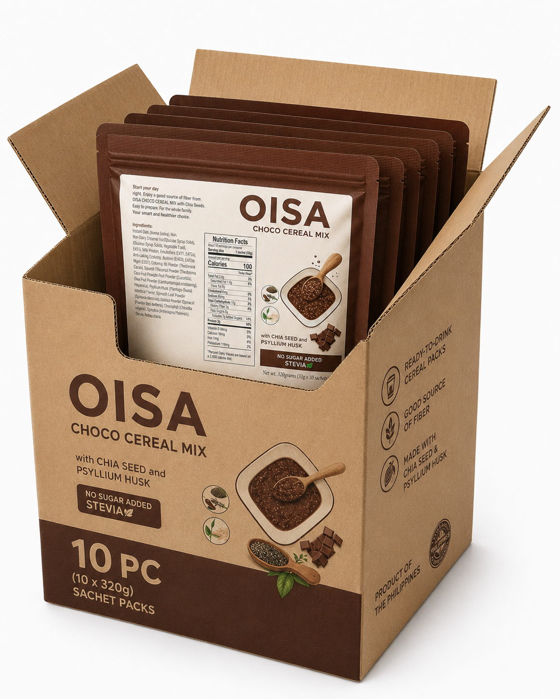 OISA Choco Cereal Mix 10 Pack