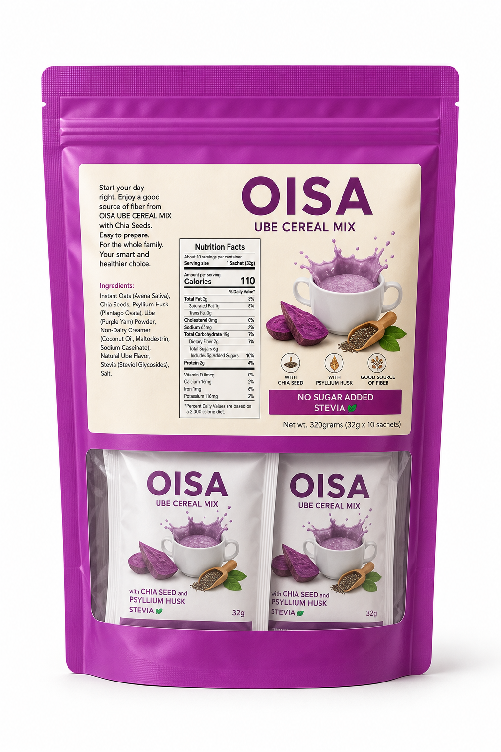 OISA Ube Cereal Mix