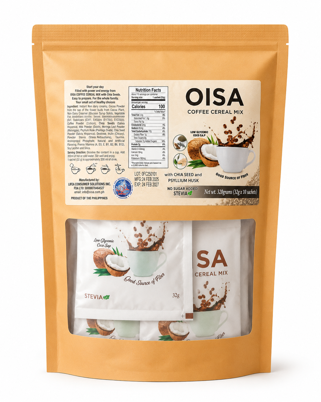 OISA Coffee Cereal Mix